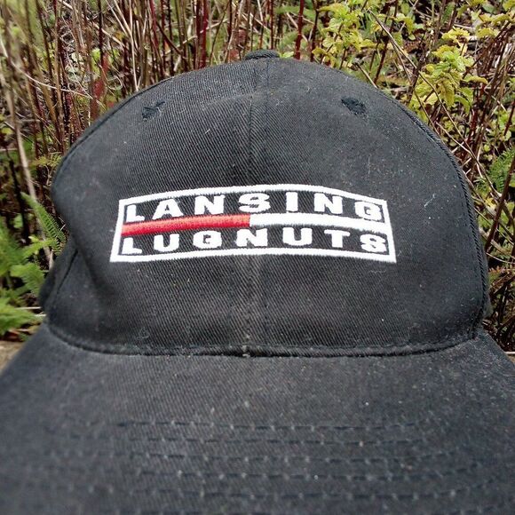 Vintage Lansing Lugnuts Strap Back Hat Cap - Picture 2 of 7